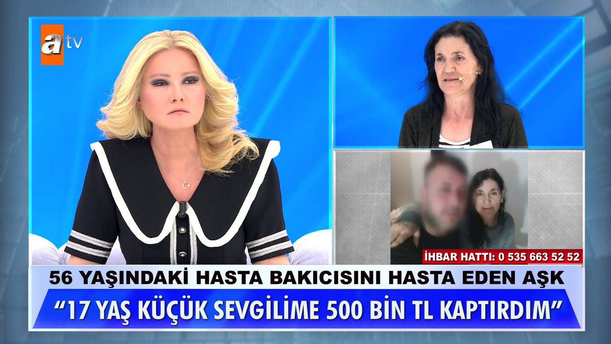 Müge Anlı’nın programına katılan 56 yaşındaki Aysel Kızıldağ, kendisinden 17 yaş küçük sevgilisi Ferhat Demir tarafından evlilik vaadiyle dolandırıldığını açıkladı: "17 yaş küçük sevgilime inandım, 500 bin TL kaptırdım"