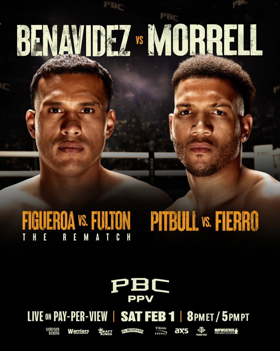 We're kicking off 2025 with a BANGER! 💥 David Benavidez vs David Morrell Jr February 1 | PBC PPV on Prime Video Live at T-Mobile Arena 🔗 #BenavidezMorrell #BringIt