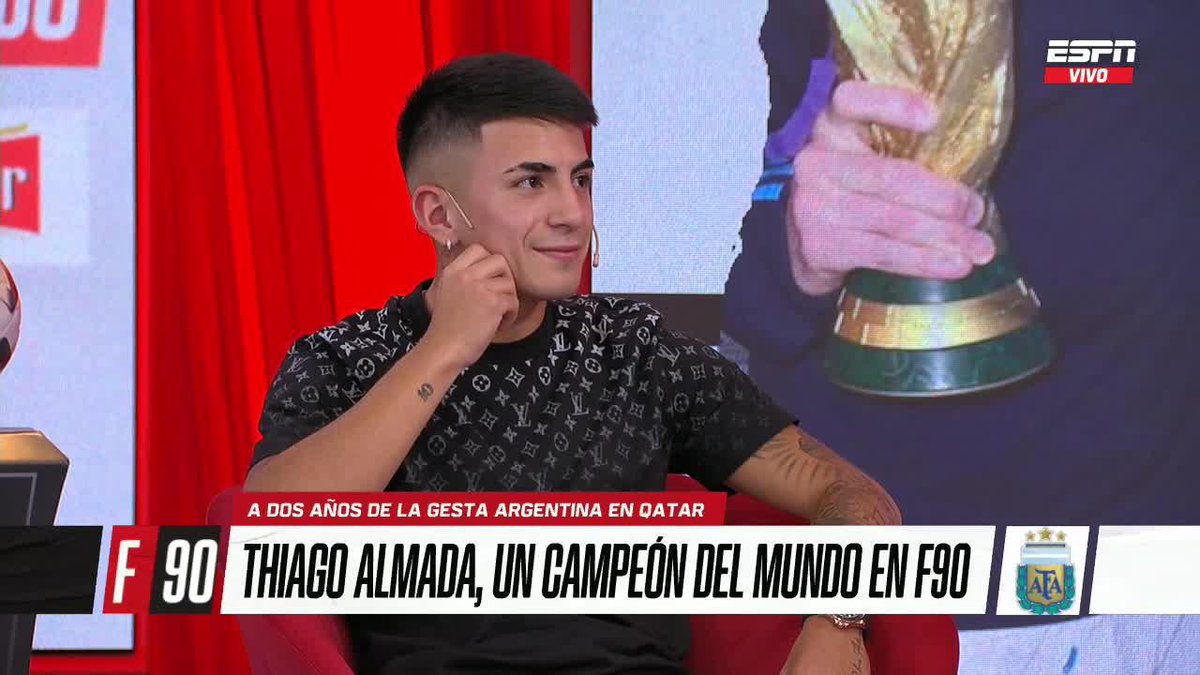 "ME QUEDÓ PENDIENTE GANAR ALGO CON #VÉLEZ" ➡ Thiago Almada, en ESPN