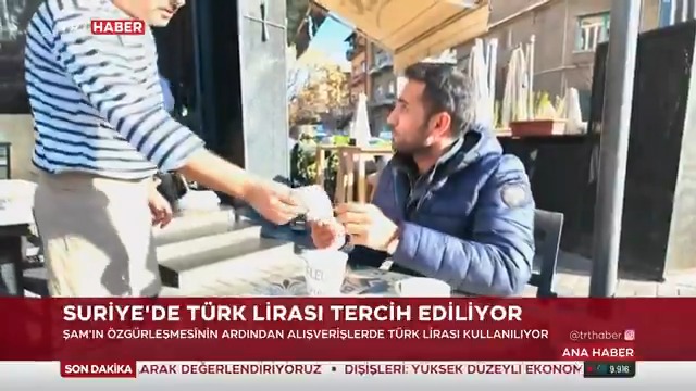 Suriye'de eski paraların yerini Türk lirası alıyor. Esed rejiminin düşmesiyle sadece halk değil, ticaret de özgürleşti. Ülkenin birçok şehrinde Türk lirası da kullanılmaya başlandı. TRT Haber muhabiri, Şam sokaklarında Türk lirası ile alışveriş yaptı.