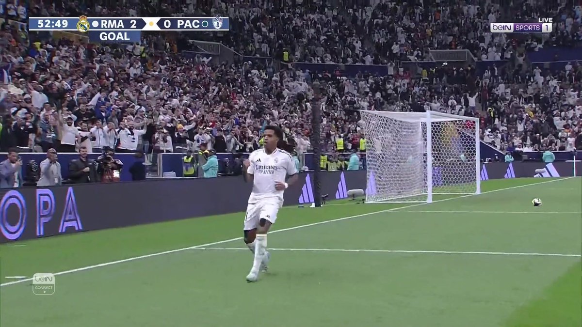 رودريغو يراوغ دفاع باتشوكا ويضيف الهدف الثاني من تسديدة رائعة 🔥 #كأس_القارات_للأندية #FIFAIntercontinentalCup