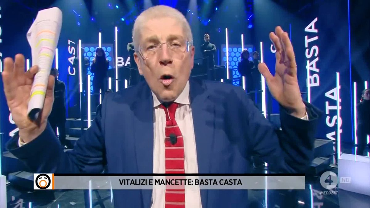 Ma com'è possibile? Con 230 deputati in meno a #Montecitorio si spendono, per il ristorante, 1,2 milioni di euro in più! E allora noi diciamo BASTA CASTA! Iniziamo così una nuova puntata di #Fuoridalcoro in onda su Rete 4 e in streaming su Mediaset Infinity.