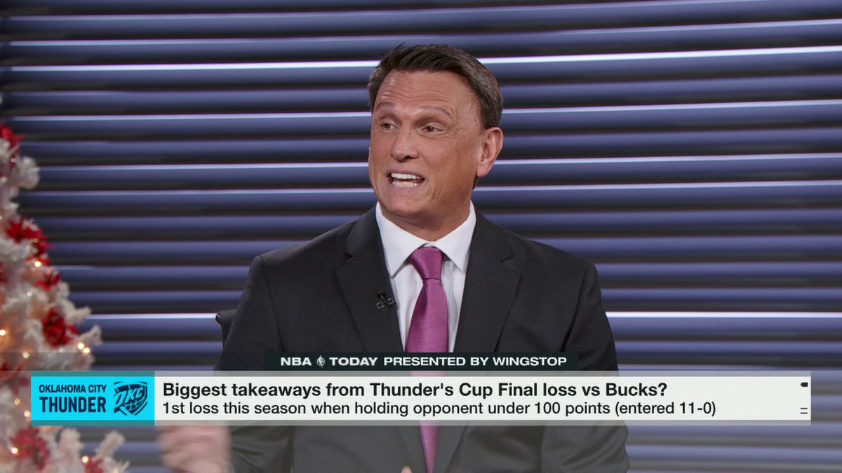 "I know how good this team is, but there's no doubt that was their worst performance of the year in a high-profile game." Timothy Legler on the Thunder after their loss to the Bucks in the NBA Cup Final 👀