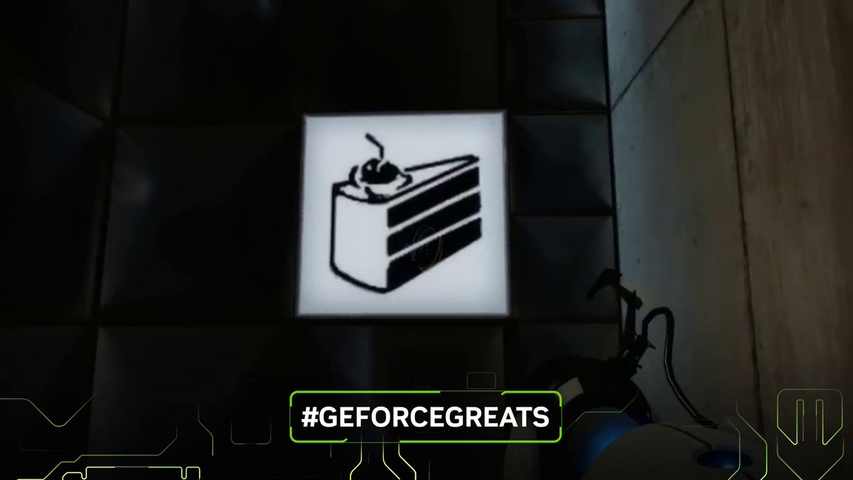 #GeForceGreats Salutes: The Cake Being A Lie 🫡