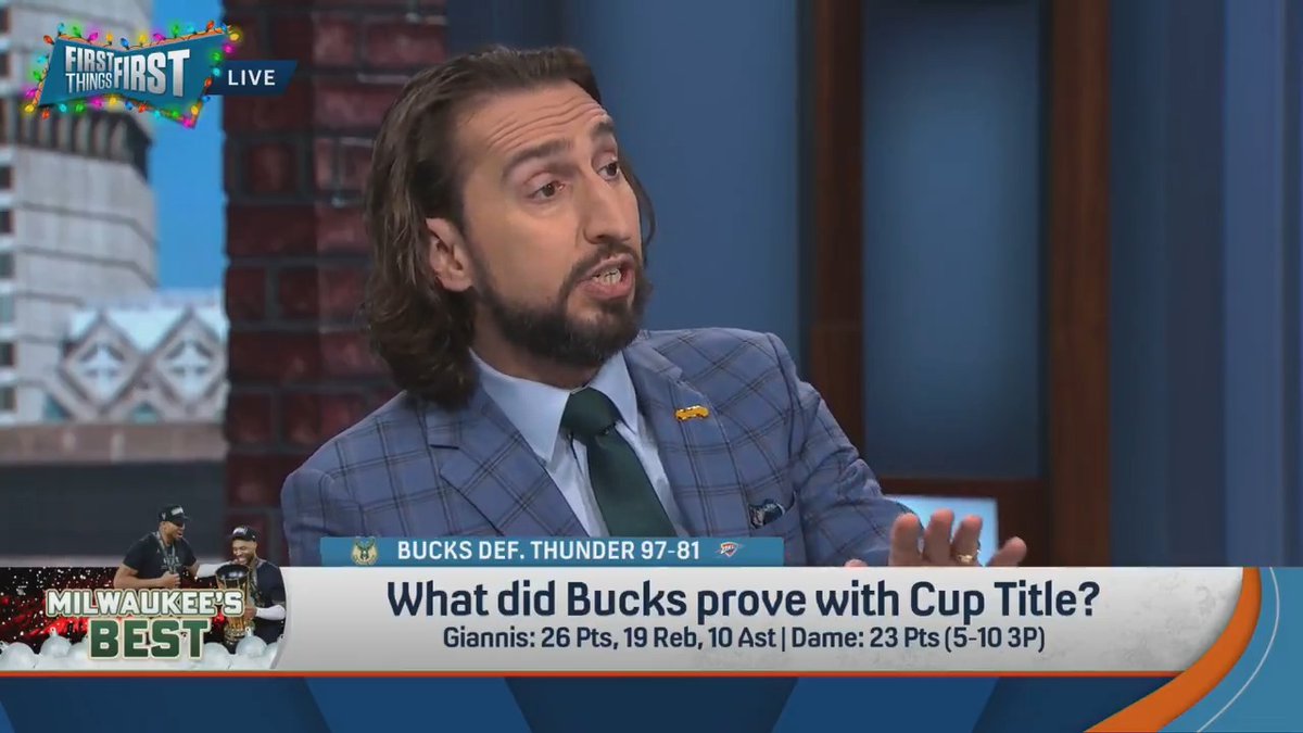 “I now think, the standard set moving forward, this is a thing you need to have on your resume if you’re a great player.” — nick wright on the NBA Cup