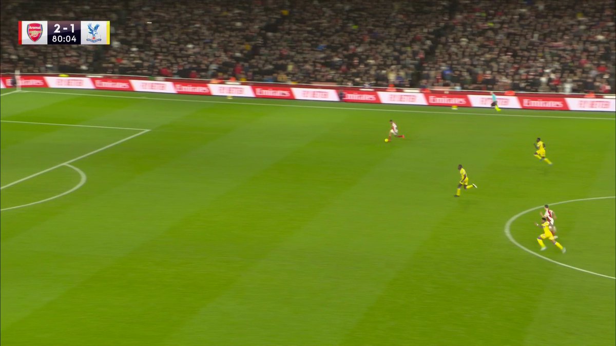 Gabriel Jesus races clears to net his first Arsenal hat-trick! 🎩 🎥 Sky Sports Football