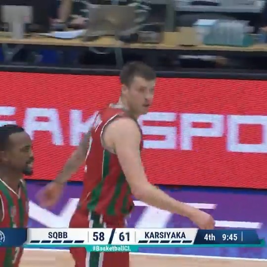 🤯 22-0 RUN FOR KARSIYAKA #BasketballCL I Karşıyaka Basketbol