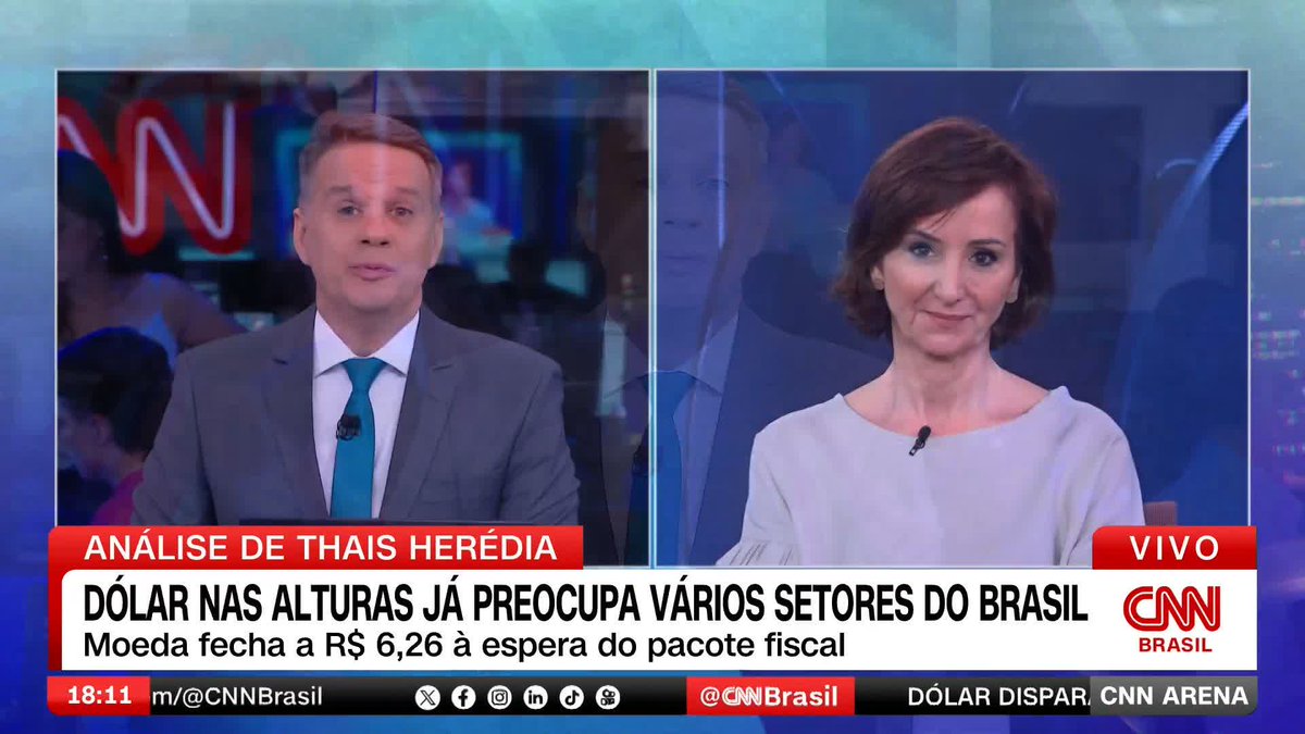 O ministro-chefe da Secretaria de Comunicação Social (Secom), Paulo Pimenta (PT), afirmou nesta quarta-feira (18) que a alta do dólar, que chegou a R$ 6,20, foi resultado de notícias falsas. O vídeo foi publicado pelo ministro nas redes sociais. #CNNArena