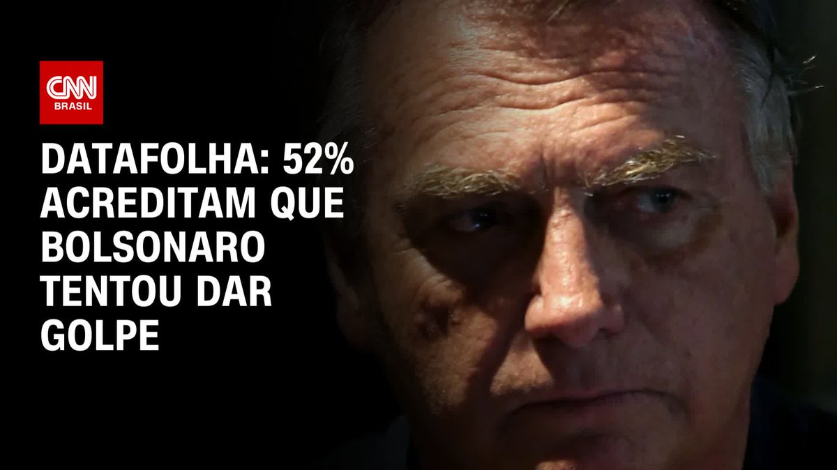 Uma pesquisa Datafolha mostrou o que a população pensa a respeito da suposta trama golpista. Para 52% dos entrevistados, o ex-presidente Jair Bolsonaro (PL) tentou dar um golpe para permanecer no poder. Antes da divulgação do inquérito da PF, este número era de 55%. #CNNArena