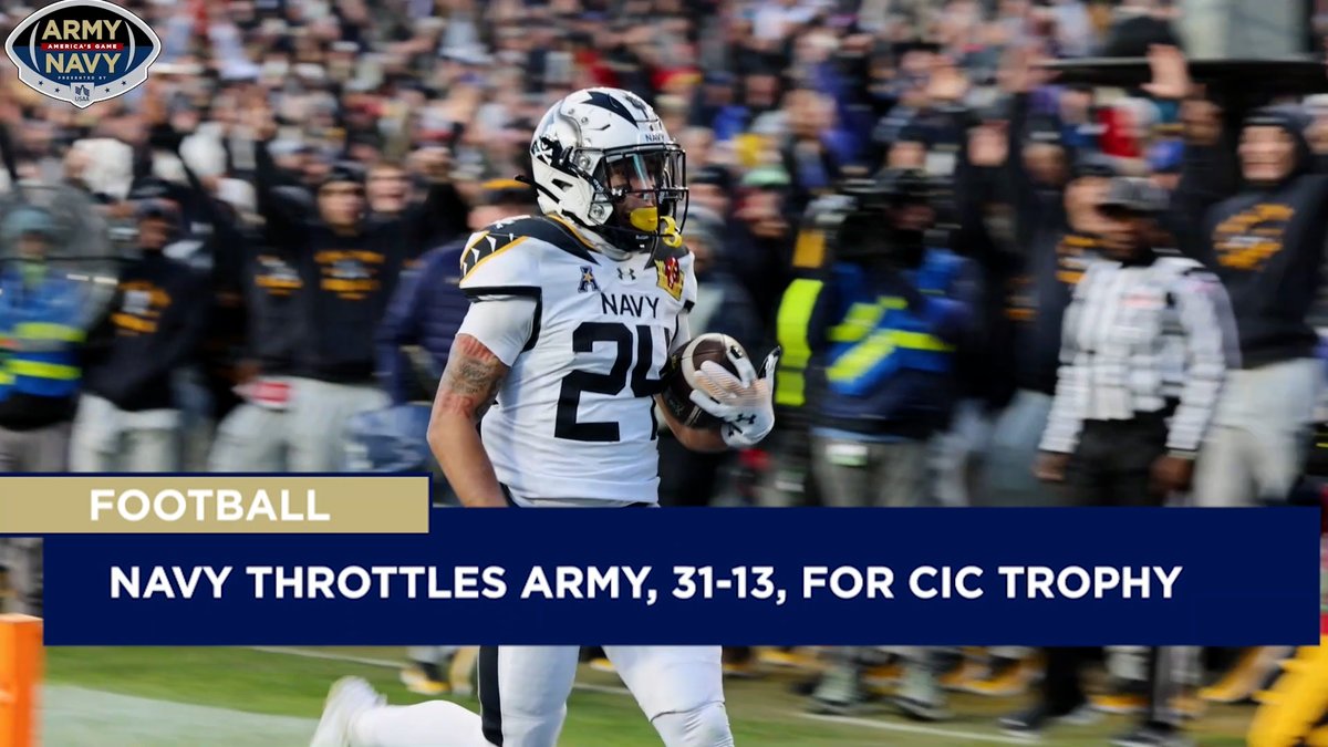 The United States Naval Academy still has a football team. Reaction to the CIC Trophy win and more on this week's Navy Sports Rundown.
