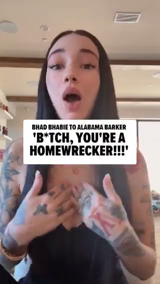 #BhadBhabie says she's breaking up with her baby daddy #LeVaughn ... and she says #AlabamaBarker is to blame 😱 Full story here: