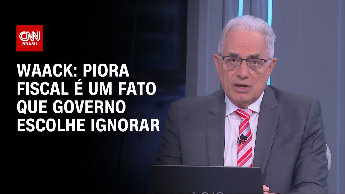 Waack: Piora fiscal é um fato que governo escolhe ignorar #WW