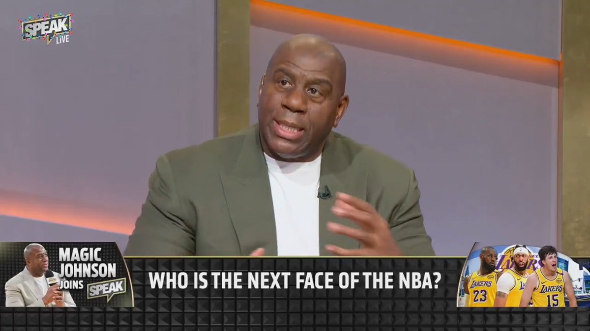 .Earvin Magic Johnson breaks down why we no longer have rivalries in the NBA today "They don't hate each other. I hated Larry [Bird] and every Celtic. I really don't like you [Paul Pierce] but you my little brother. Now I love you because you're out of that green &amp; white." 😂