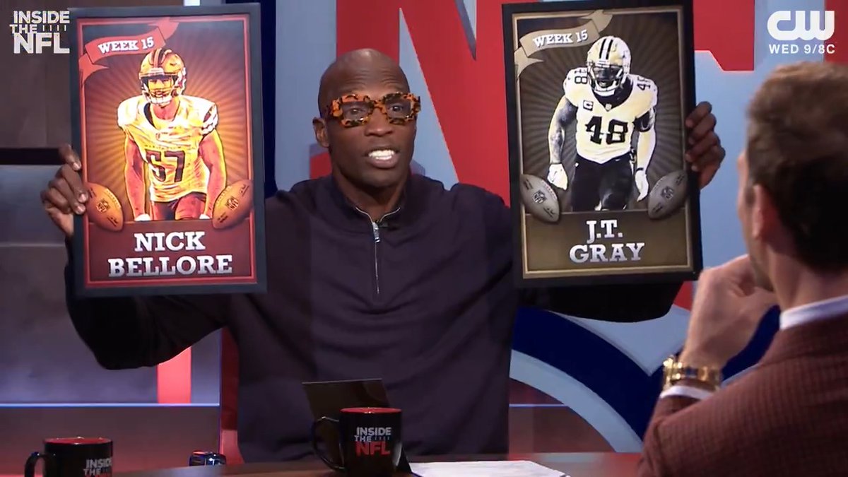 3rd times the charm ๐คฃ Congratulations to @NBellore54 and @Ochocinco on their Football Guy win this week!