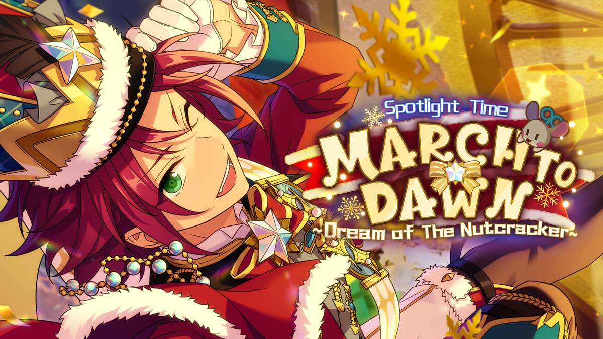 👑PV Release! Spotlight Time • March to Dawn ~Dream of The Nutcracker~ Mao is going to film a vlog for the next Spotlight Time. "What if people find my routine boring?" That's a big question for him... Spotlight Time • March to Dawn will be released on Dec. 21!