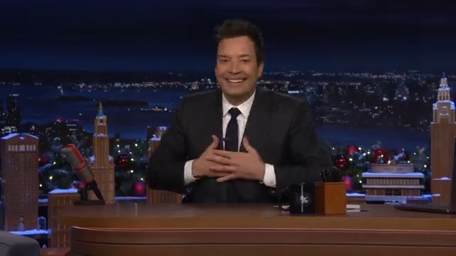Jimmy reacts to a video of 5th grade students at Community Magnet Charter School performing his song “Holiday” with the Jonas Brothers! #FallonTonight #HolidaySeasoning