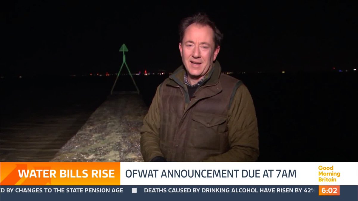 Ofwat is expected to confirm that water bills in England and Wales will rise by at least 21% over the next five years to help fund 88 billion pounds of investment in improving services and preventing pollution. Richard Gaisford reports.