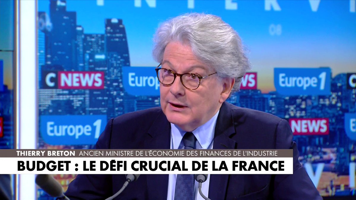 Thierry Breton, ancien commissaire européen au marché intérieur, sur la situation en France : «De mémoire d’acteur que je suis, je n’avais jamais vu ça» dans #LaGrandeInterview