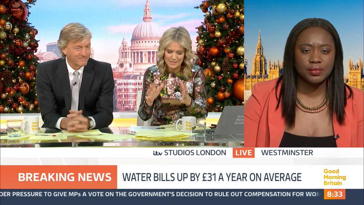 'It's absolutely broken' Energy Consumers Minister Miatta Fahnbulleh MP says our systems are 'absolutely broken' and says people have a right to be angry after Ofwat announced that water bills will rise by £31 a year on average.