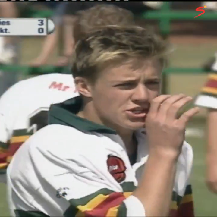 A throwback footage of AB De Villiers representing Affies in 2002.