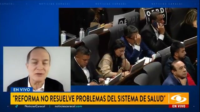 Ramón Abel Castaño, médico y magister en Gestión Política en Salud, habló en Noticias Caracol sobre la reforma a la salud y el futuro de la iniciativa: "Yo creo que la reforma no resuelve los problemas que pretende resolver". Más en