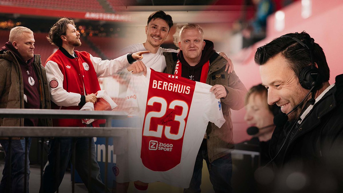 Meet Maikel: a huge Ajax fan who follows every game, despite being visually impaired with only 7% vision ♥️