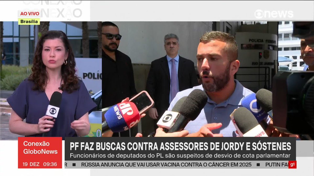 URGENTE: a Polícia Federal acabou de bater na porta dos assessores do Carlos Jordy e do Sóstenes Cavalcante. A suspeita é de roubalheira da cota parlamentar. Sóstenes é o autor o PL do estuprador e Jordy foi líder do bolsonarismo na Câmara.