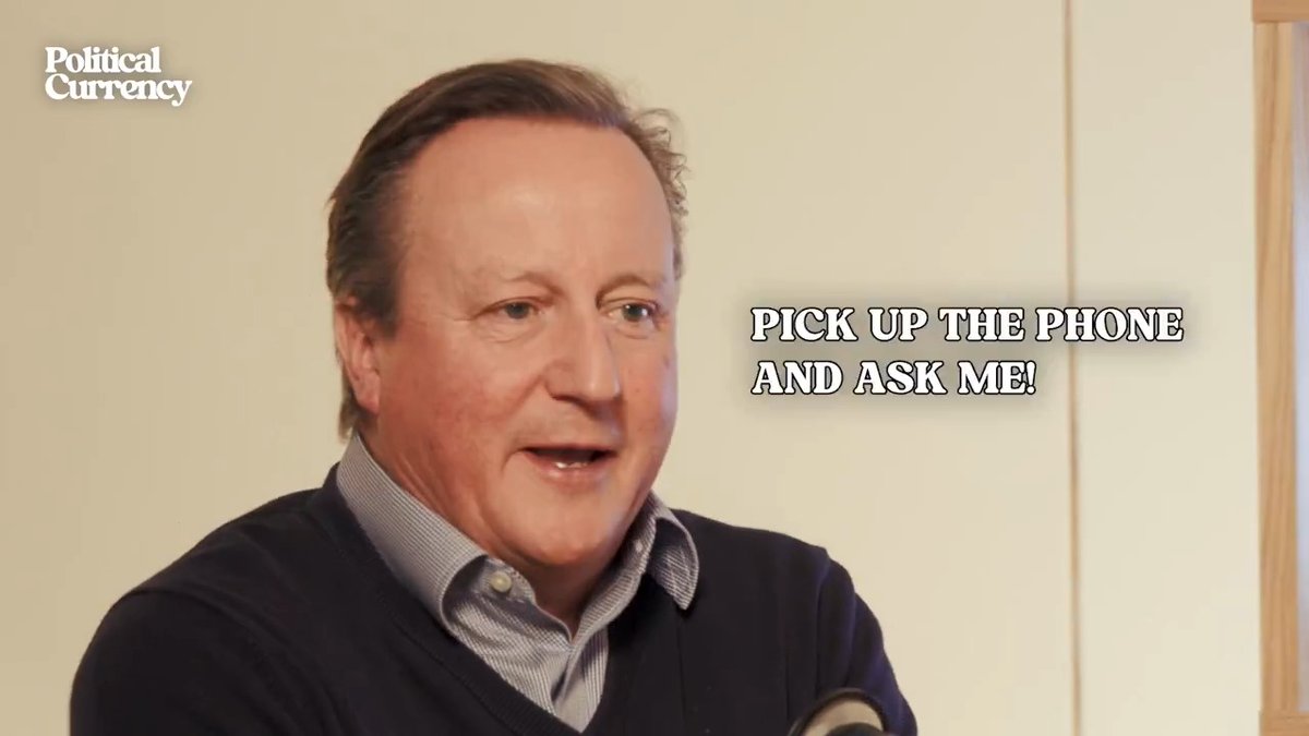 David Cameron as you’ve never heard him before Inside No 10: David Cameron - The First Six Months. Out 30th December 🎙️ Follow Political Currency wherever you get your podcasts: