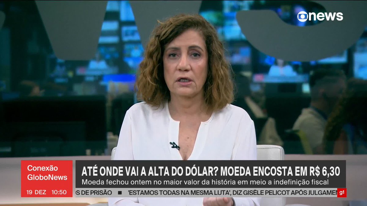 “O céu é o limite (...) pode subir. Ele [Lula] faz determinadas declarações que são vistas como sinal de não compromisso. (...) Esse é um momento de instabilidade. (...) Nesse momento tem um nervosismo”, analisa Míriam Leitão sobre a constante alta do dólar. ➡ Assista à #GloboNews: #ConexãoGloboNews