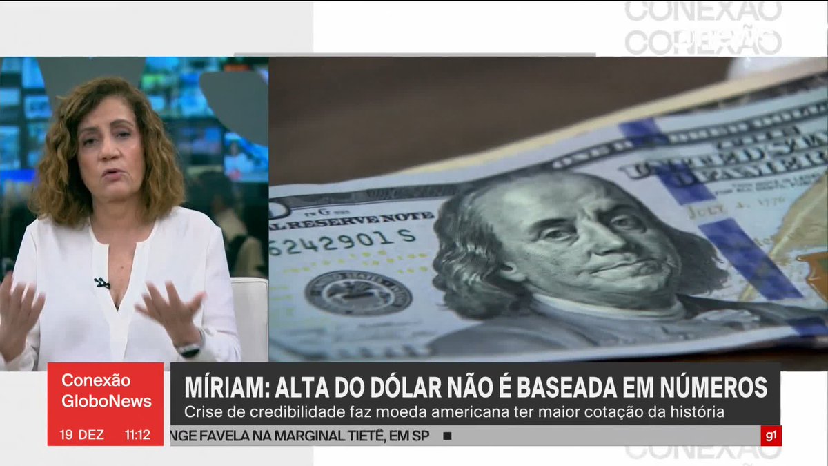 "Não existe ataque especulativo. (...) Mas, mesmo assim especuladores continuando agindo de outra forma, com atribuições de falas falsas ao futuro presidente do BC”, comenta Míriam Leitão sobre a alta do dólar. ➡ Assista à #GloboNews: #ConexãoGloboNews