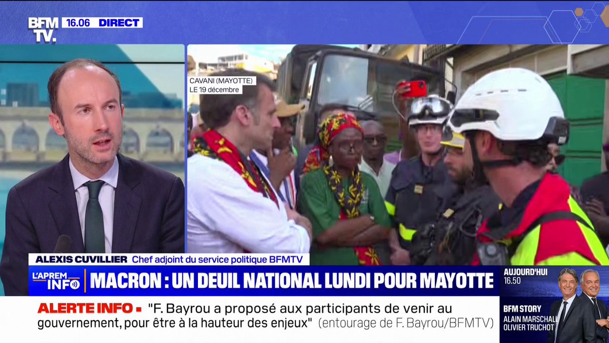 Mayotte: Emmanuel Macron prolonge sa visite jusqu'à demain