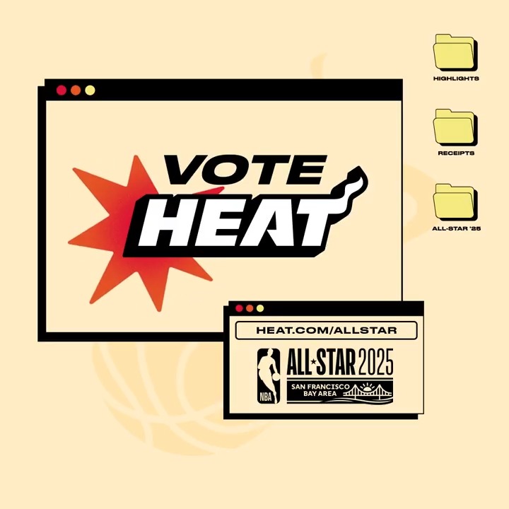 #NBAAllStar 2025 loading… 🖥️ Same mission as always - #VoteHEAT!