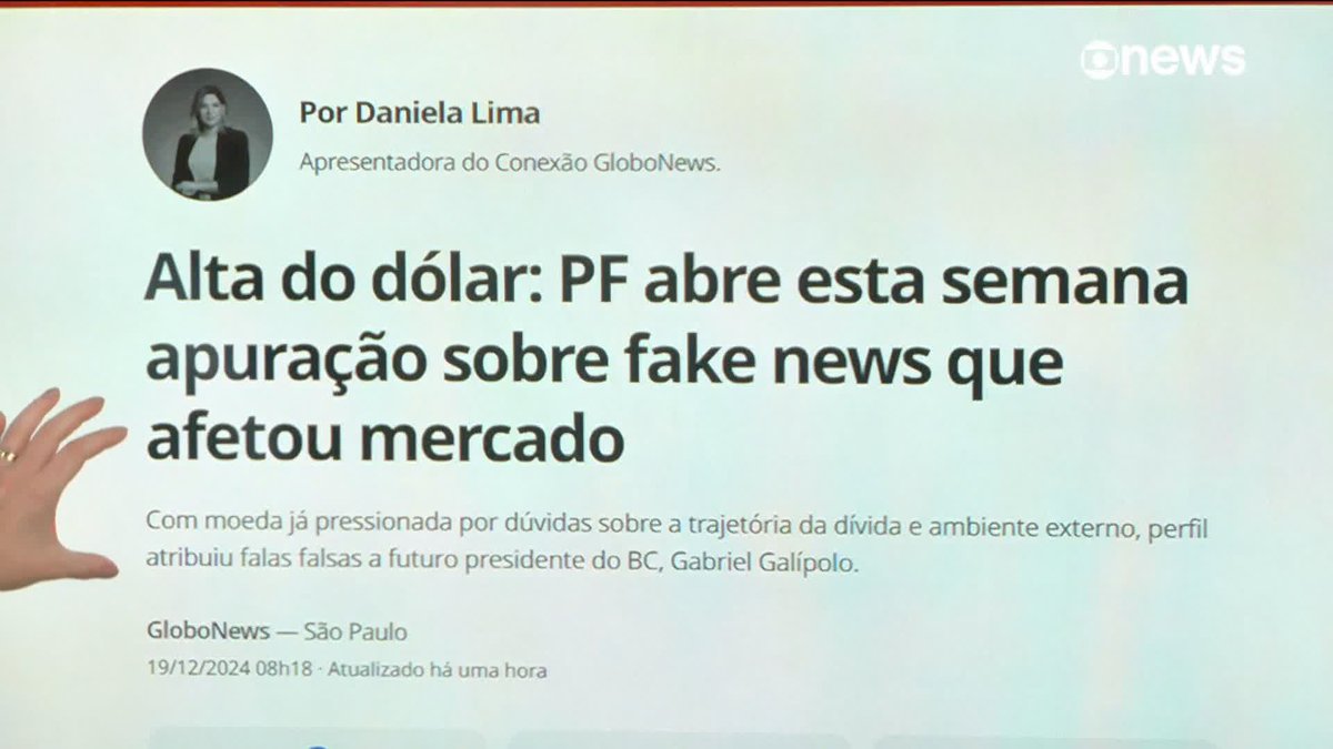Esqueceram de combinar o briefing entre o Galípolo e a Daniela Lima