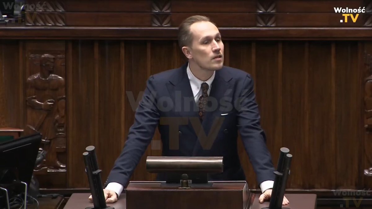 Awantura w sejmie po przeczytaniu przez Konrada Berkowicza "Murzynka Bambo"