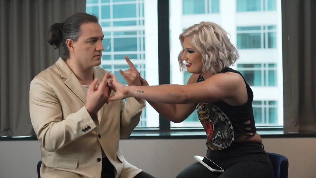 AEW released footage of Toni Storm being super excited for her FIRST EVER INTERVIEW IN AEW. This woman really has no memory of the last 2½ years. 😂
