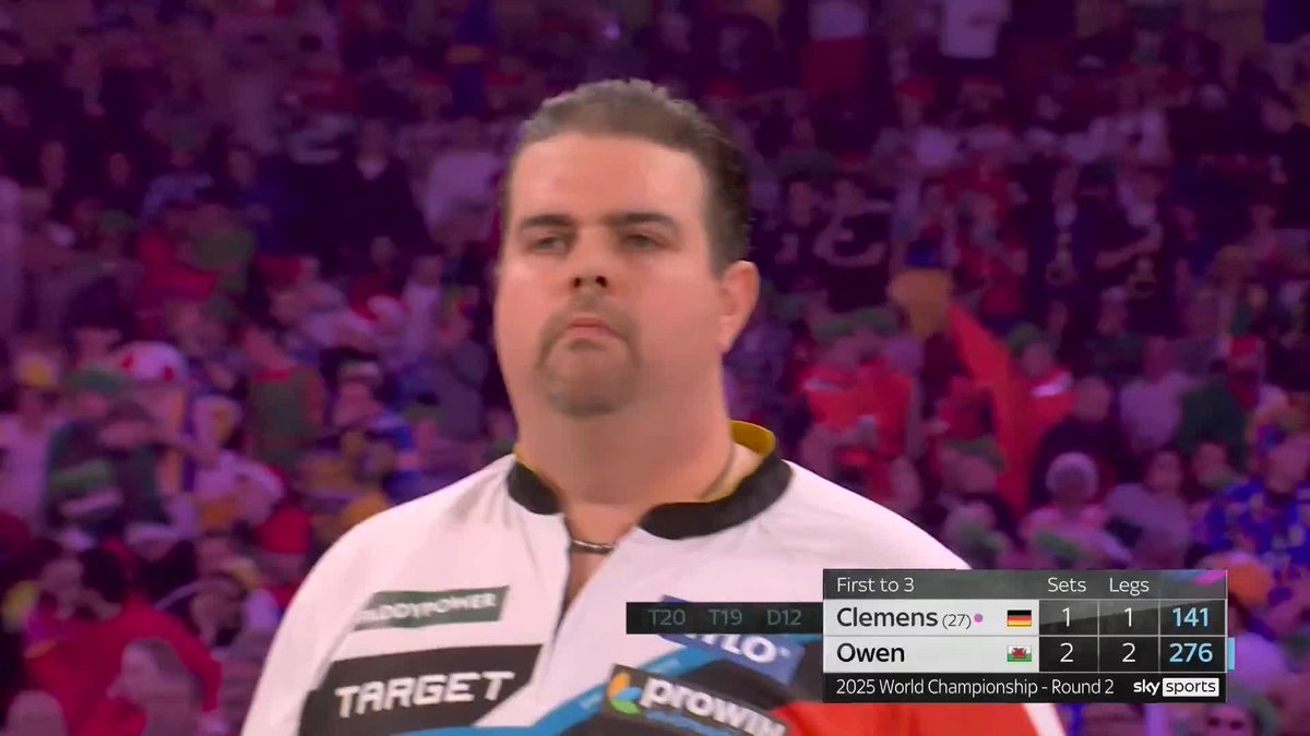 OWEN BREAKS NEW GROUND! 🏴 Rob Owen stuns Gabriel Clemens to claim one of the biggest wins of his career! Just look what it means to the Welshman! 📺 #WCDarts | R2