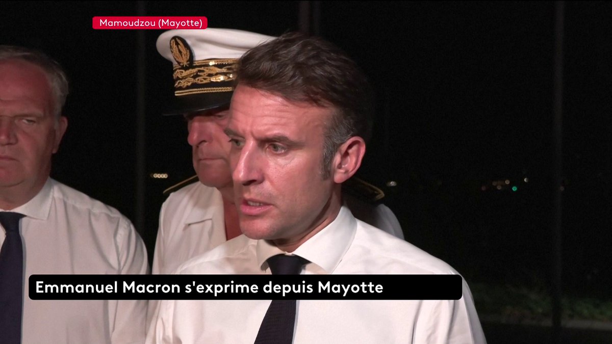 🔴🗣️"Nous allons durcir les moyens que nous mettons pour lutter contre l'immigration clandestine", annonce Emmanuel Macron en direct de Mayotte. #franceinfo #canal27
