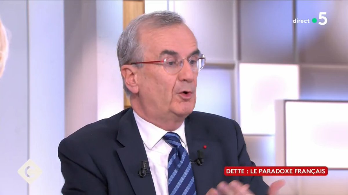 “Je ne pense pas que la France puisse faire faillite. En revanche, on est menacé d’un enfoncement progressif. On a les moyens de se relever si on dépasse les zizanies politiques." François Villeroy de Galhau, gouverneur de la Banque de France, dans #CàVous