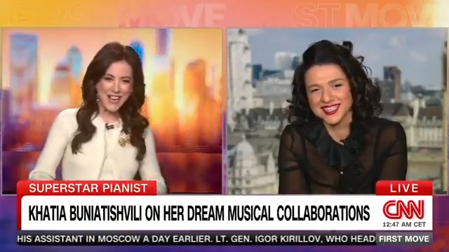“It seemed like something from our heart was burning. To see it revived &amp; existing again...was an absolutely magic moment.” Superstar pianist Khatia Buniatishvili describes playing at Notre Dame, her new Mozart Album &amp; working with Coldplay!
