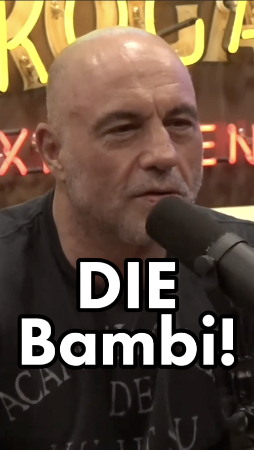 Joe Rogan recently complained about “F___ up” Disney cartoons that trick people into having compassion for animals.