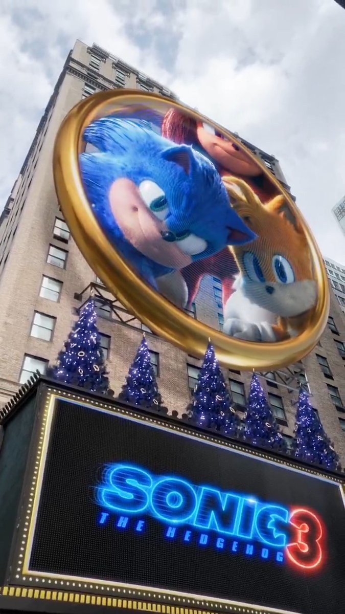Life moves FAST in New York City. #SonicMovie3