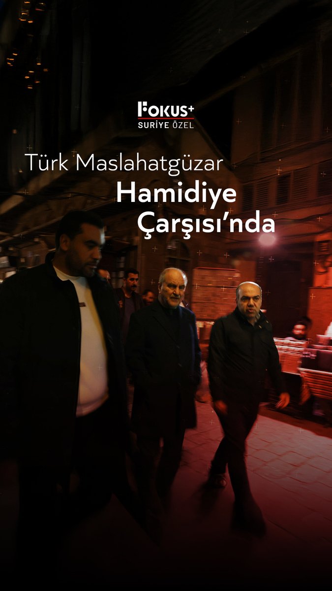 ➕ÖZEL l Türkiye’nin Şam Maslahatgüzarı Prof. Dr. Burhan Köroğlu Burhan Köroğlu Şam’daki Hamidiye çarşısını gezdi. ◾️Esnaf ile sıcak diyaloglar kuran Büyükelçi Köroğlu büyük ilgi gördü.