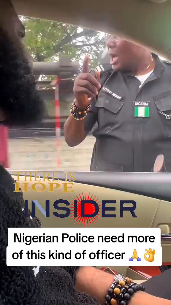 Omoh so better police still dey this country 🧎‍♂️