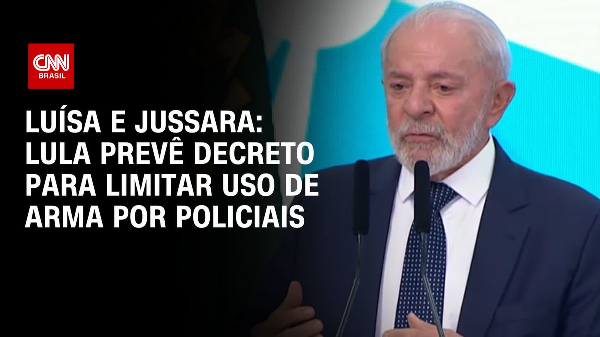 Luísa Martins e Jussara Soares: O presidente Luiz Inácio Lula da Silva (PT) prepara um decreto para limitar o uso de armas de fogo pelas polícias após casos de violência policial, principalmente em São Paulo e no Rio de Janeiro. #CNNBrasil360°