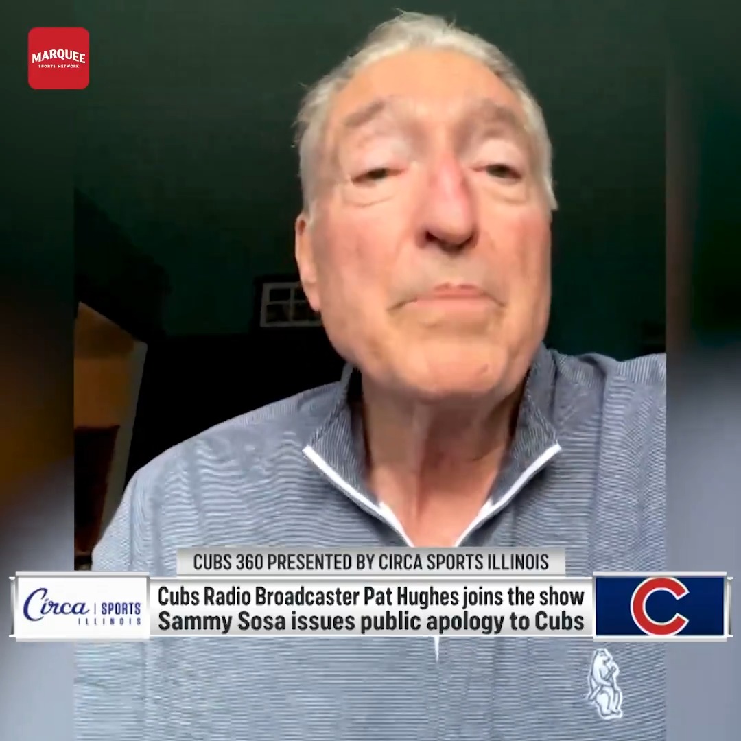 Pat Hughes describes Sammy Sosa running around the bases with the American Flag 🇺🇸 Watch Pat Hughes on Cubs 360 - Thursday at 5:30!