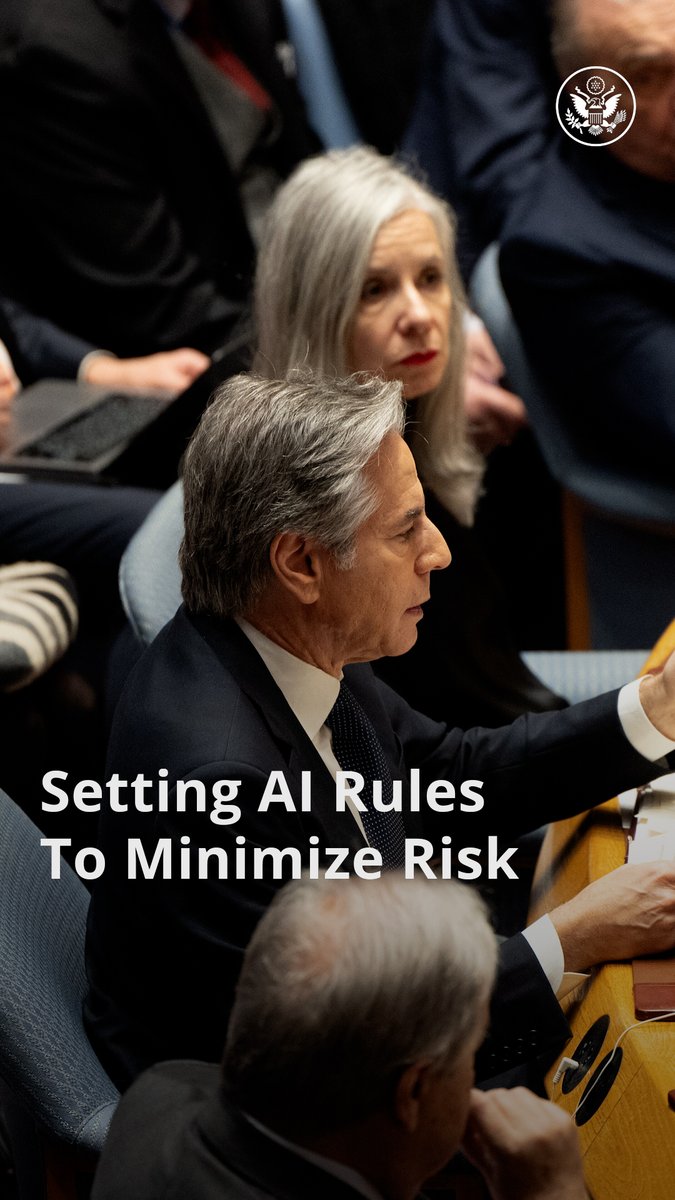 By setting rules of the road for AI, we can minimize the risks. We can harness the exceptional promise of this technology. Over the last few years, the United States has led international efforts toward these common goals.