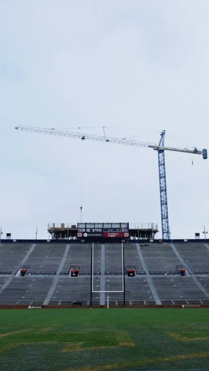 Many unforgettable moments with this one... New north end zone videoboard coming to Jordan-Hare Stadium 🔜 #WarEagle🦅