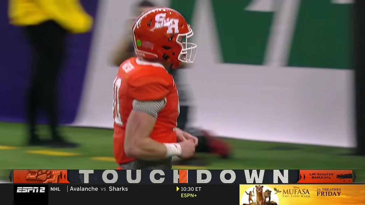 Simeon Evans turns on the jets after the short catch for a Sam Houston TD‼️ 📺: ESPN2 Sam Houston Football | New Orleans Bowl | #NoLimitsOnUs