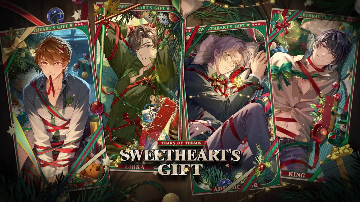 ✦ Sweetheart's Gift ✦ Event Trailer ✅ Follow & 🔄 Repost 🎁 S-Chip ×1800 (10 winners) ⌛ Ends on 2024/12/25 at 23:59 (UTC+9) ⌛ The #SweetheartsGift Limited-Time Event is coming soon! ✦ Japanese dubbed version: #TearsOfThemis