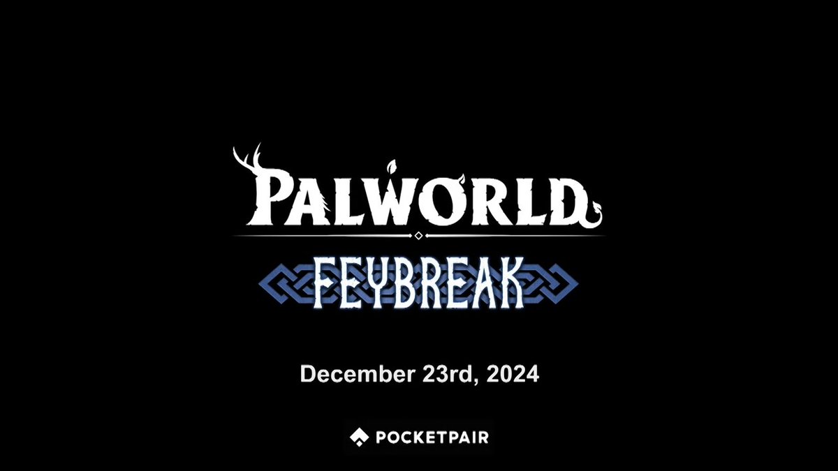 Palworld's next major update, Palworld: Feybreak, releases on Dec 23! A mysterious island SIX times larger than Sakurajima! Adventure together with your Pals and discover the mysteries of this new land. There has never been a better time to dive in and meet your new Pals!